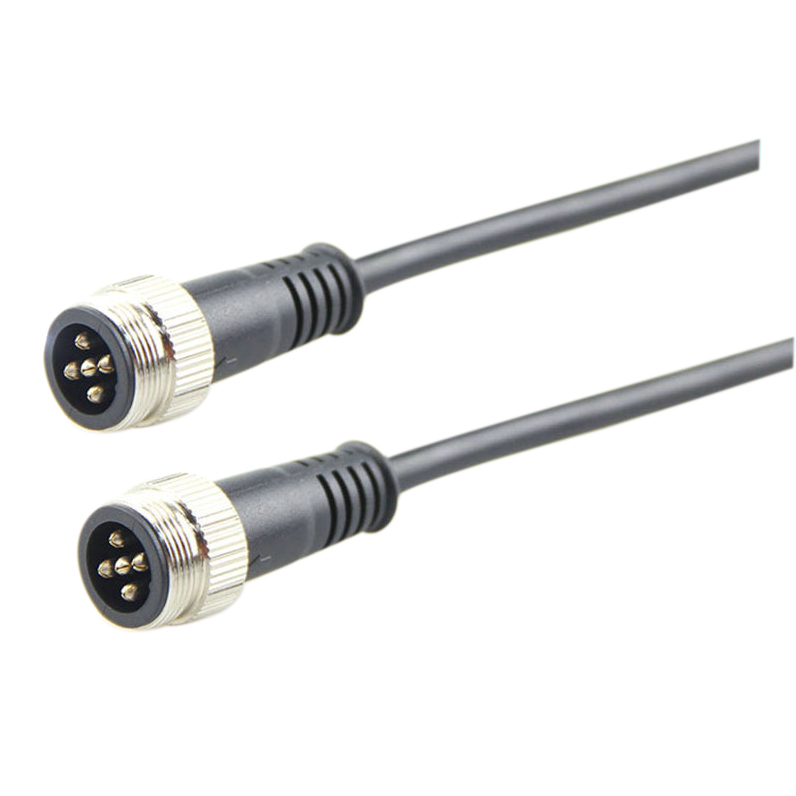 5PIN Transparent Waterproof Male And Female Plug Connector 5PIN Transparent Waterproof Male And Female Plug Connector